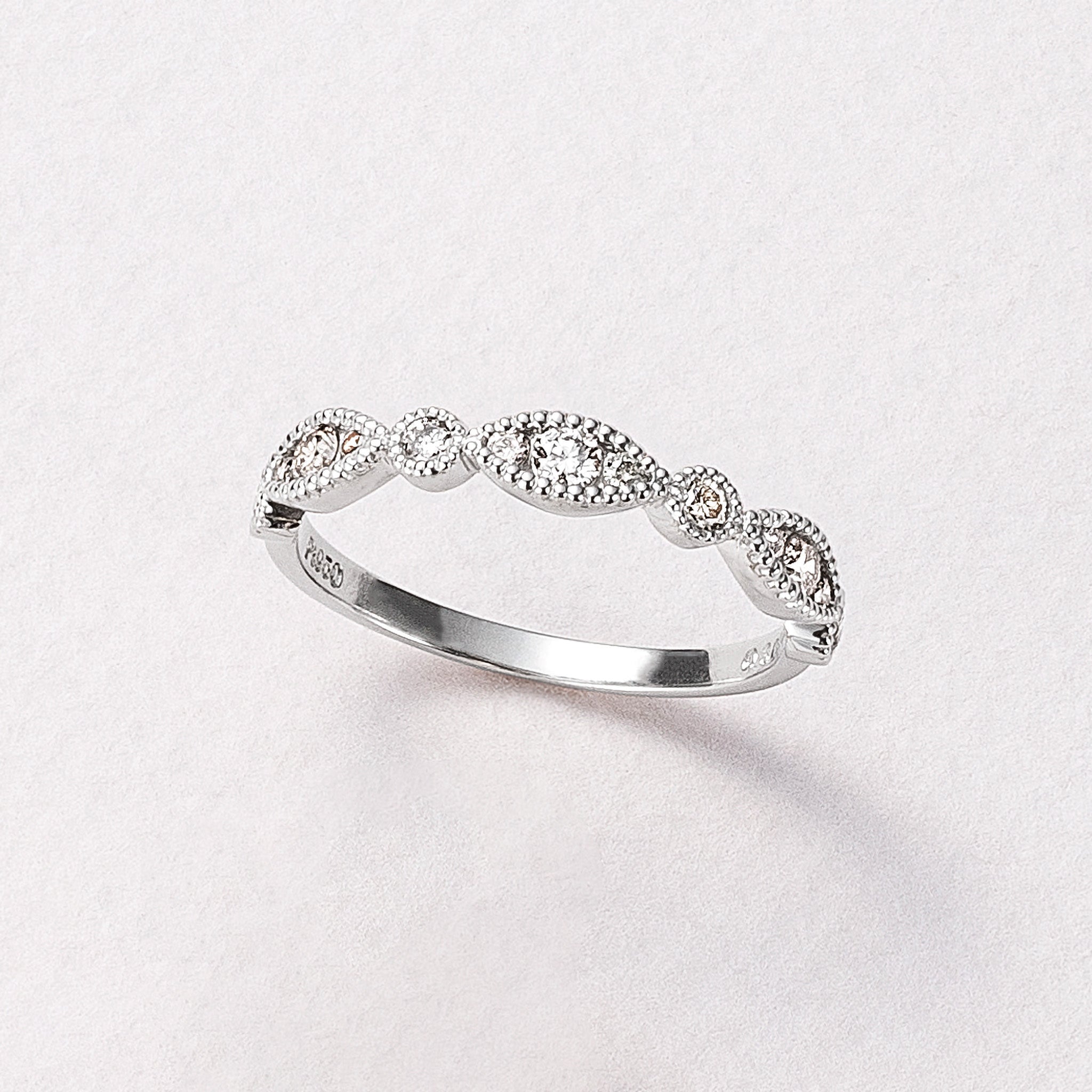 ダイヤモンド PTリング(4月誕生石)