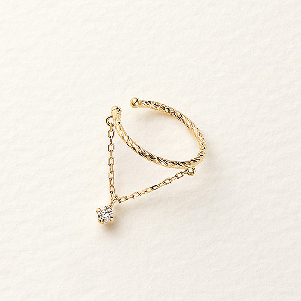 K18イヤーカフ(片側)