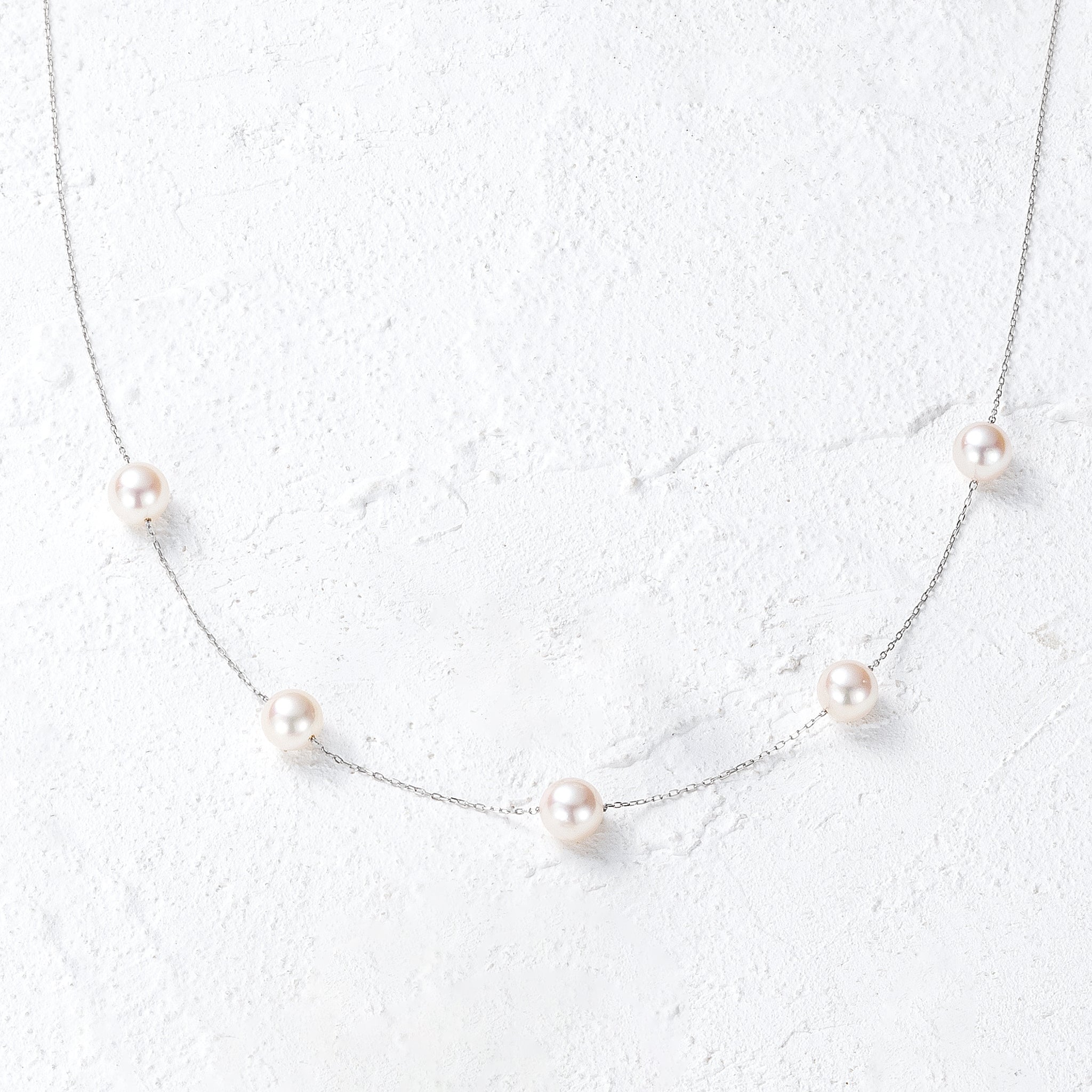 パール PTネックレス(アコヤ真珠6月誕生石)