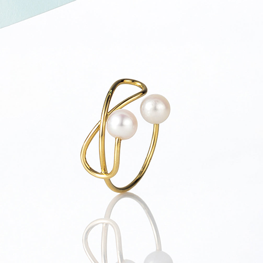 パール K18イヤーカフ(アコヤ真珠/片側/6月誕生石)